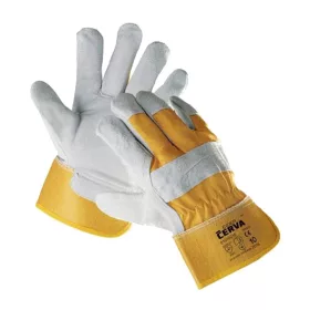 Cerva EIDER kombinált munkavédelmi kesztyű sárga 10