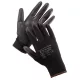Cerva BUNTING BLACK EVO munkavédelmi kesztyű PU 7