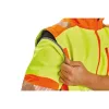 Cerva LATTON softshell láthatósági munkavédelmi kabát sárga/narancssárga M