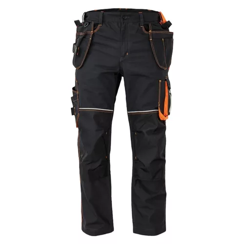 Cerva KNOXFIELD 320 munkavédelmi nadrág szürke/narancssárga 48