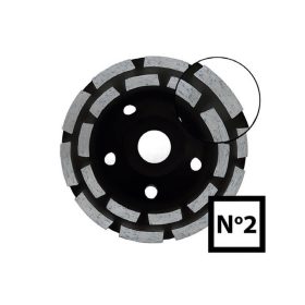   Abraboro Chili No.2 gyémántszemcsés betoncsiszoló normál 125x22,23