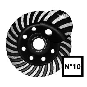   ABRABORO gyémántszemcsés betoncsiszoló No.10//125 x 22,23