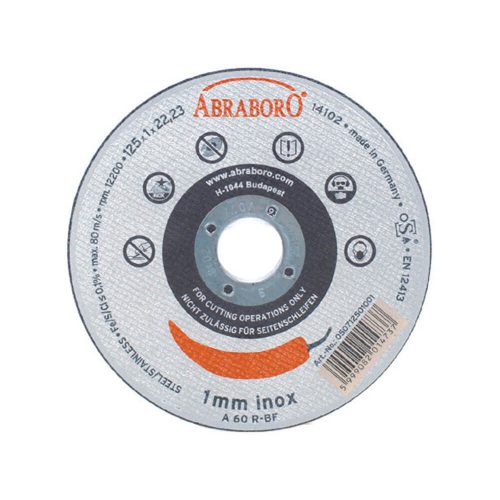 Abraboro Chili fémvágó korong inox 125x2,5x22