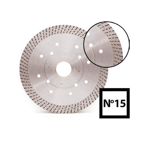 Abraboro Chili No.15 gyémánttárcsa folyamatos profi 230x25,4/22,23