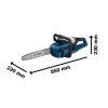 Bosch GKE 18V-40 Professional akkumulátoros láncfűrész alapgép