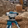 Bosch optikai szintezőlézer szett GOL 26 G + BT 160 Állvány + GR 500 Mérőléc, mértékegység: 400 GON