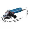 Bosch GWS 12-125 elektromos sarokcsiszoló 125 mm 1200 W rezgéscsökkentett markolattal