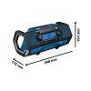 Bosch akkus rádió GPB 18V-2 C 18V alapgép