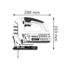 Bosch dekopírfűrész GST 8000E 710W