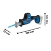 Bosch GSA 18V-24 Akkus egykezes orrfűrész 18V akku és töltő nélkül