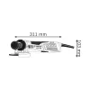 Bosch sarokcsiszoló GWX 19-125 S X-LOCK 1900W, 125mm