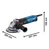 Bosch GWS 17-125 TS sarokcsiszoló 125mm 1700W