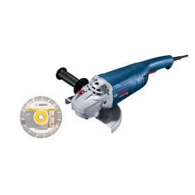   Bosch sarokcsiszoló GWS 22-230 J Set 2200W 230mm + vágókorong