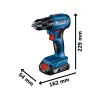 Bosch akkus fúrócsavarozó GSR 185-LI 18V alapgép