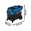 Bosch GAS 12-40 MA Ipari száraz-nedves automata porszívó (M porosztályú) 40L