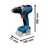 Bosch GSR 18V-65 akkus fúró-csavarozó 5,0Ah L-Boxx-ban