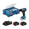 Bosch GSR 18V-65 Akkus fúró-csavarozó  (2x4,0 Ah ProCORE ; GAL 18V-40 töltővel) L-Case