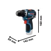 Bosch GSR 12V-32 Akkus fúrócsavarozó  (2x2,0Ah akkuval; GAL 12V-20 töltővel) hordtáskában