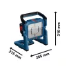 Bosch GLI18V-5000 akkus lámpa 18V alapgép
