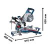Bosch gérvágó fűrész GCM 8 SJL 1600W, 216mm