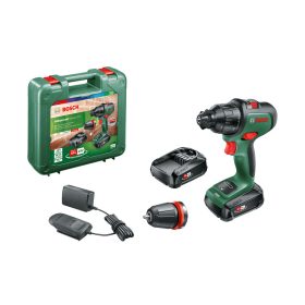   Bosch AdvancedImpact 18 akkumulátoros ütvefúró-fúró + 2x1.5 Ah akku, kofferben