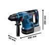 Bosch GBH 18V-34 CF akkus SDS-Plus fúró-vésokalapács 18V alapgép