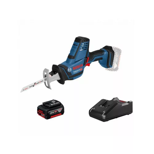 Bosch GSA 18V-LI C akkus orrfűrész 18V - 1 x 4 Ah akku+töltő kartondobozban