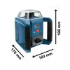 Bosch forgólézer GRL 400 H + BT152 állvány+ GR 240 + LR 1 vevő (szett)