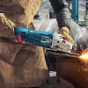 Bosch sarokcsiszoló GWS24-230 JZ + GDE230 FCS porelszívó adapter