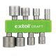 Extol Craft 8 részes behajtó készlet hatlapfeju csavarokhoz 5-13mm