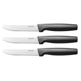   Fiskars Functional Form asztali késkészlet, fekete, 3db-os (1014279)