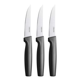   Fiskars Functional Form Steak késkészlet, fekete, 3db-os (1014280)