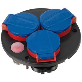 Brennenstuhl szerelőlap három csatlakozóaljzathoz IP44