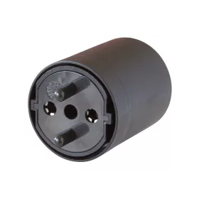   Brennenstuhl adapter Fix fekete, DE a CH 230V 2 pólus T11-es