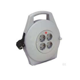   Brennenstuhl kábeldoboz fokozott érintésvédelemmel, 4 dugalj, szürke, 10m