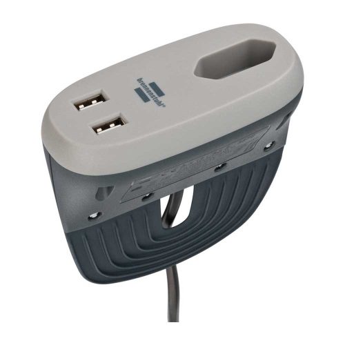 Brennenstuhl Estilo Sofa kanapéhoz, USB töltő funkcióval, antracit/szürke, 3m