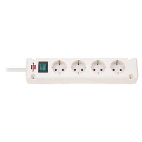   Brennenstuhl Bremounta Power Strip elosztó, 4 dugalj, fehér, 3m