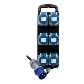 Brennenstuhl hordozható áramelosztó BSV P, fekete, 2m