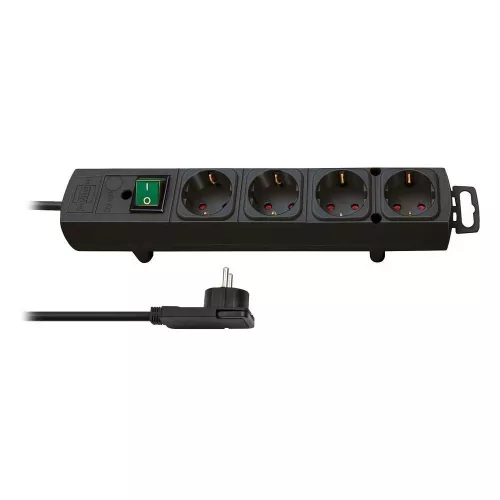 Brennenstuhl Comfort-Line Plus elosztó, fekete, 2m