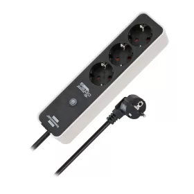   Brennenstuhl Connect Ecolor WIFI konnektor 3 dugalj, fekete/fehér, 1,5m, IP20