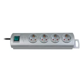 Brennenstuhl Primera-Line elosztó 4 dugalj, ezüst, 1,5m