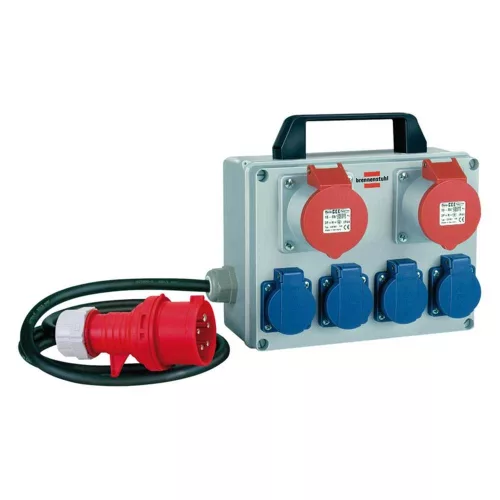 Brennenstuhl kompakt kis teljesítményelosztó 4 dugalj (BKV 2/4 T) IP44