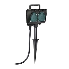   Brennenstuhl földbe szúrható kerti konnektor/kültéri konnektor, 2 dugalj, 1,4m, IP44