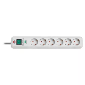   Brennenstuhl Eco-Line 13.500A elosztó, 6 dugalj, szürke, 1,5m