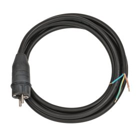   Brennenstuhl csatlakozókábel, földelőérintkezővel, fekete, 3m