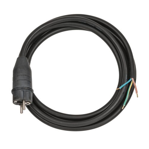 Brennenstuhl csatlakozókábel, földelőérintkezővel, fekete, 3m