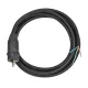 Brennenstuhl csatlakozókábel, földelőérintkezővel, fekete, 3m
