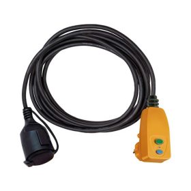 Brennenstuhl FI védőadapter+vezeték fekete, 2m, IP44