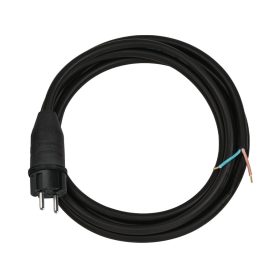   Brennenstuhl 2 pólusú csatlakozókábel, kültéri használatra, fekete, 3m, IP44