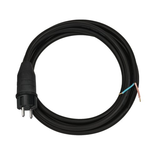 Brennenstuhl 2 pólusú csatlakozókábel, kültéri használatra, fekete, 3m, IP44